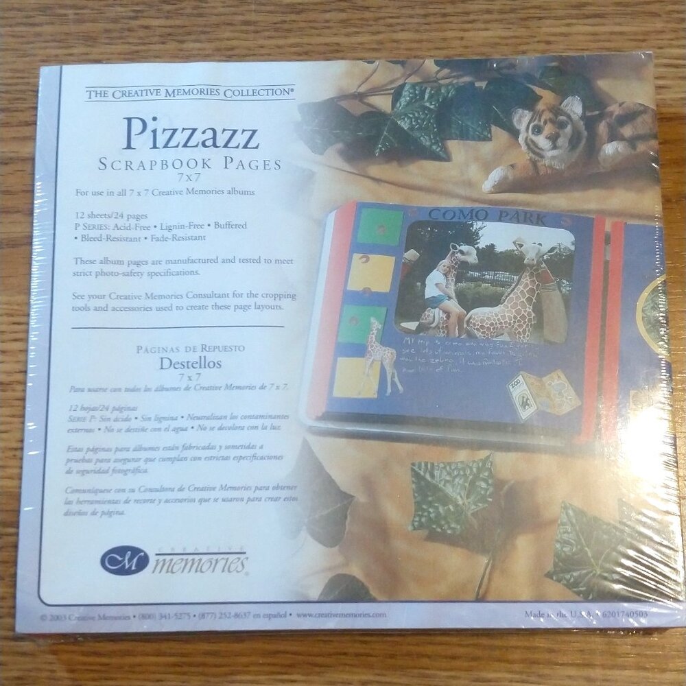 Creative Memories Pizzazz Pages